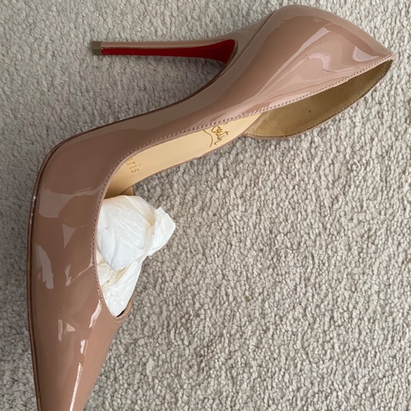 Iriza 100mm nude patent Louboutins size 37 - Picture 6 of 16
